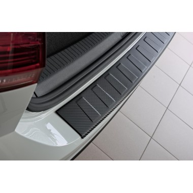 Накладка на задний бампер (карбон) BMW 3 F30 (2012-) бренд – Croni главное фото
