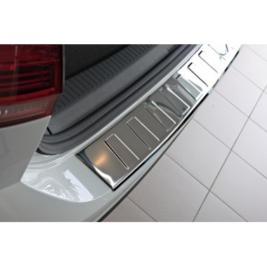 Накладка на задний бампер (полированная) BMW 3 F30 (2012-) бренд – Croni главное фото