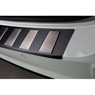 Накладка на задний бампер (черная) BMW 3 F30 (2012-) бренд – Croni главное фото