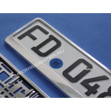 Рамка номерного знака хром ABS