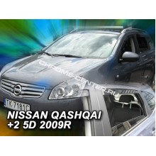 Дефлекторы боковых окон Nissan Qashqai+2 (2008-2013)