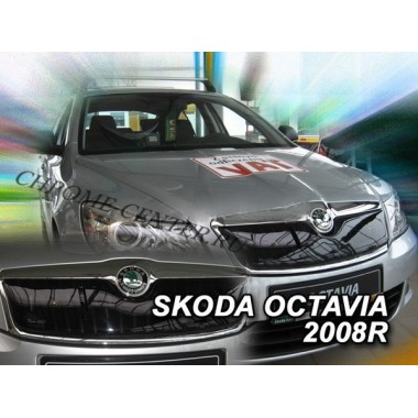 Накладка на решетку радиатора Skoda Octavia II A5 (2008-13) бренд – Team HEKO главное фото