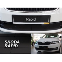 Накладка на нижнюю решетку радиатора Skod Rapid 4/5D (2012-)