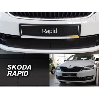 Накладка на нижнюю решетку радиатора Skod Rapid 4/5D (2012-) бренд – Team HEKO главное фото