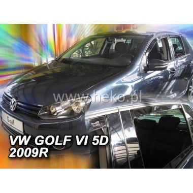 Дефлекторы боковых окон Team HEKO для VW GOLF VI (2009-2012) бренд – Team HEKO главное фото