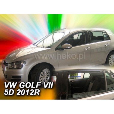Дефлекторы боковых окон HEKO для Volkswagen Golf VII (2012-) бренд – Team HEKO главное фото