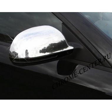 Накладки на зеркала (нерж.сталь) Audi A3 A4 A5 A6 (2008-2010) бренд – Omtec (Omsaline) главное фото