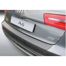 Накладка на задний бампер (RGM, RBP713) Audi A6 Avant / Allroad (2011-2014)