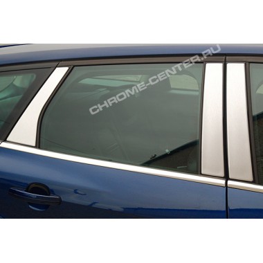 Накладки на стойки дверей Kia Sportage III (2010- ) бренд – Alu-Frost (Польша) главное фото