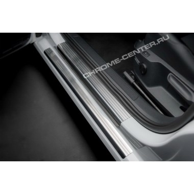 Накладки на пороги Honda Insight (2009-) бренд – Alu-Frost (Польша) главное фото