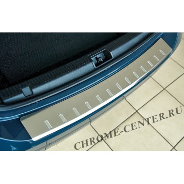 Накладка на задний бампер Chevrolet Cruze 4D (2012-) бренд – Alu-Frost (Польша) главное фото