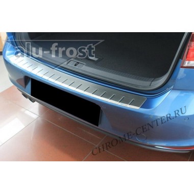 Накладка на задний бампер Audi A4 B8 Avant (2008-) бренд – Alu-Frost (Польша) главное фото