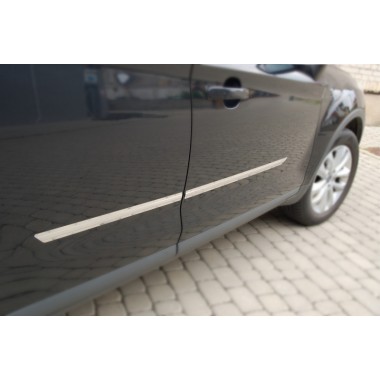 Молдинги на двери (нерж.сталь) Chevrolet Aveo III 4/5D (2011-) бренд –  главное фото
