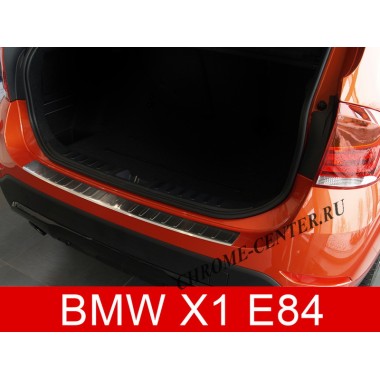 Накладка на задний бампер BMW X1 E84 (2009-2012) бренд – Avisa главное фото