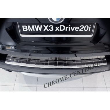Накладка на задний бампер BMW X3 F25 (2010-2014) бренд – Croni главное фото