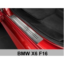 Накладки на пороги "Exclusive Edition" BMW X6 (F16) 2014+