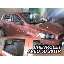 Дефлекторы боковых окон Heko для Chevrolet Aveo II 5D (2011-)