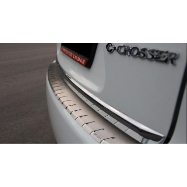 Накладка на задний бампер Citroen C-CROSSER (2007-) бренд – Alu-Frost (Польша) главное фото