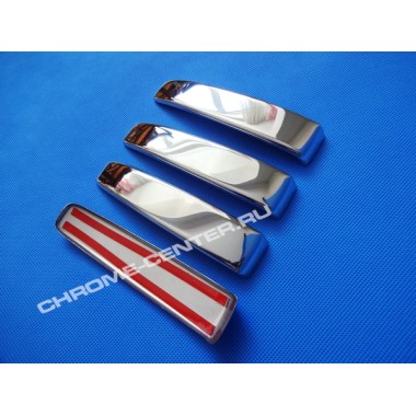 Накладки на дверные ручки (нерж.сталь) Ducato/Jumper/Boxer бренд – Omtec (Omsaline) главное фото