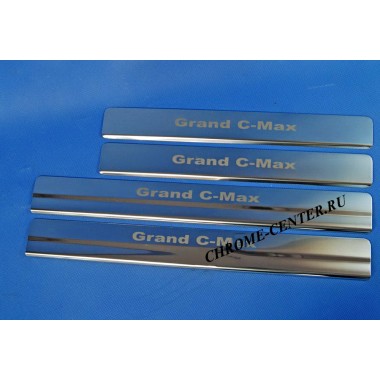 Накладки на пороги FORD GRAND C-MAX (2011-) бренд – Croni главное фото