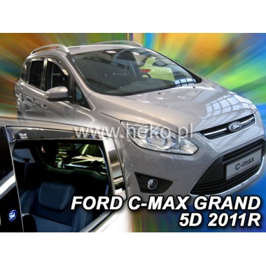 Дефлекторы боковых окон Heko для Ford Grand С-Max (2011-) бренд – Team HEKO главное фото