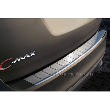 Накладка на задний бампер с загибом FORD C-MAX (2010-) бренд – Avisa главное фото