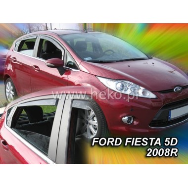 Дефлекторы боковых окон Heko для Ford Fiesta VI 5D (2008-2017) бренд – Team HEKO главное фото