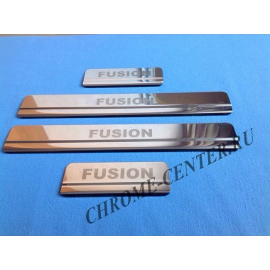 Накладки на пороги Ford Fusion (2002-) бренд – Croni главное фото