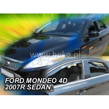 Дефлекторы боковых окон Heko для Ford Mondeo IV 4D SED (2007-2014) бренд – Team HEKO главное фото