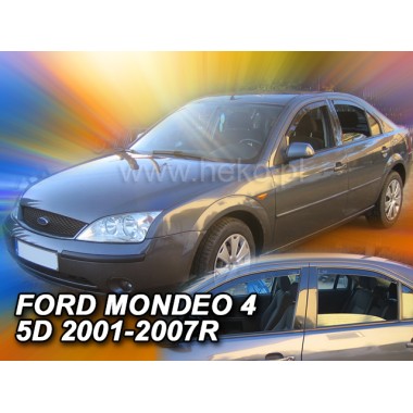 Дефлекторы боковых окон Heko для Ford Mondeo III 4/5D SED/HB (2001-2007) бренд – Team HEKO главное фото