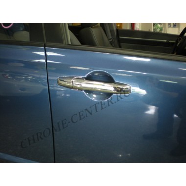 Накладки на дверные ручки (нерж.сталь) Honda Civic 4D (2006-2011) бренд – Omtec (Omsaline) главное фото