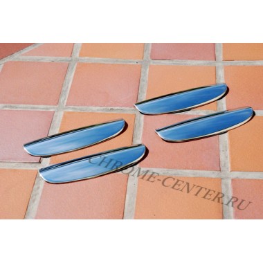 Накладки на дверные ручки (нерж.сталь) Hyundai Getz (2002-) бренд – Omtec (Omsaline) главное фото