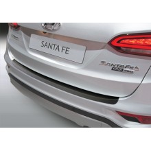Накладка на задний бампер (RGM, RBP879) Hyundai Santa Fe (2015-2018)