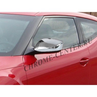 Накладки на зеркала (нерж.сталь) Hyundai i30 (2011-) бренд – Omtec (Omsaline) главное фото