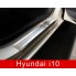 Накладки на пороги (перед) HYUNDAI i10 (2007-2013)