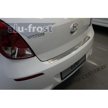 Накладка на задний бампер Hyundai i10 (2008-2013) бренд – Alu-Frost (Польша) главное фото