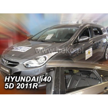 Дефлекторы боковых окон Heko для Hyundai i40 Combi (2011-) бренд – Team HEKO главное фото