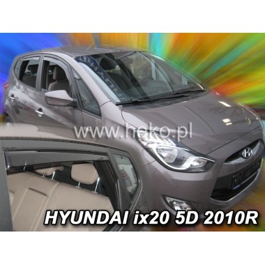 Дефлекторы боковых окон Heko для Hyundai ix20 5D (2010-) бренд – Team HEKO главное фото