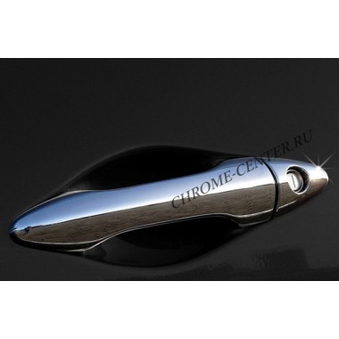Накладки на дверные ручки (нерж.сталь) Hyundai ix35 2010- бренд – Omtec (Omsaline) главное фото