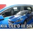 Дефлекторы боковых окон Team Heko для Kia Ceed III 5D SW (2018-)