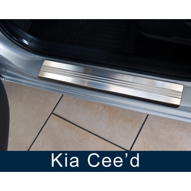 Накладка на пороги KIA CEED II (2012-) бренд – Avisa главное фото