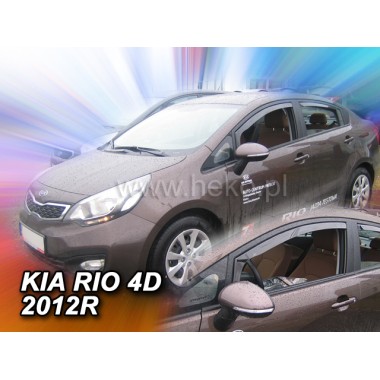 Дефлекторы боковых окон Team Heko для Kia Rio III 4/5D (2011-2017) бренд – Team HEKO главное фото