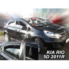 Дефлекторы боковых окон Team Heko для Kia Rio III Hatchback (2011-2017)