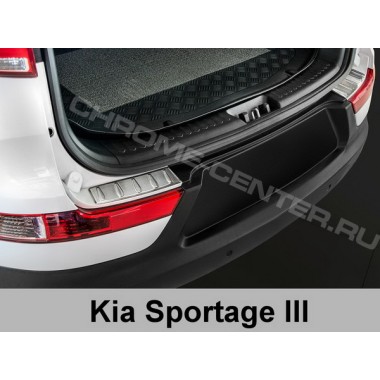 Накладки на задний бампер Kia Sportage (2010-2015) бренд – Avisa главное фото