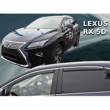 Дефлекторы боковых окон Team Heko для Lexus RX IV (2016-) бренд – Team HEKO главное фото