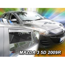 Дефлекторы боковых окон Heko для Mazda 3 4/5D (2008-2013)