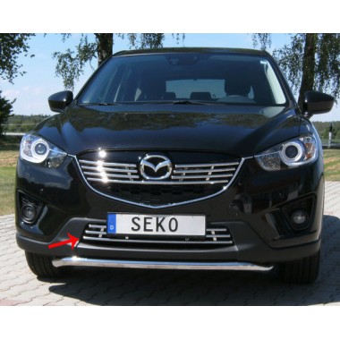 Передняя решетка бампера SEKO (нерж.сталь) Mazda CX-5 (2012-) бренд – SEKO (Германия) главное фото