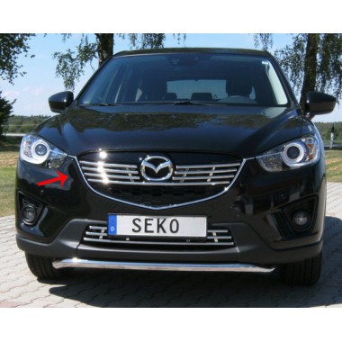 Передняя решетка SEKO (нерж.сталь) Mazda CX-5 (2012-) бренд – SEKO (Германия) главное фото