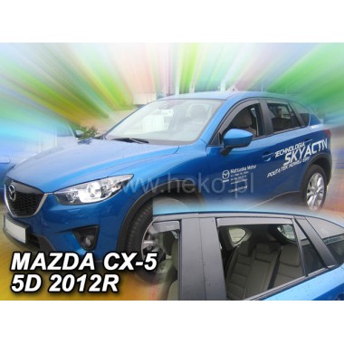 Дефлекторы боковых окон Heko для Mazda CX5 (2012-) бренд – Team HEKO главное фото