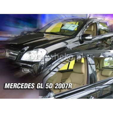 Дефлекторы боковых окон Heko для Mercedes GL X164 (2007-2013) бренд – Team HEKO главное фото